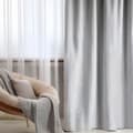 Miniatyrbild 1 av 9: Gardin | ASTOR | blackout grå | 140x250cm | 884158
