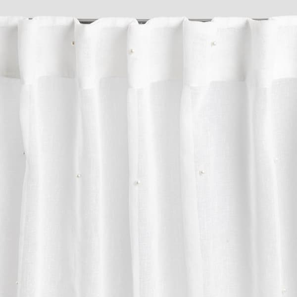 Gardin | STRÖM | voile med pärlor | 140X250CM | 735820