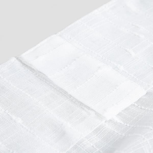 Verho | NISA | kohokuvioitu voile valkoinen | 140X250cm | 742484