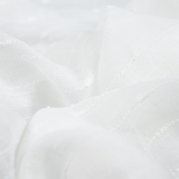 Verho | NISA | kohokuvioitu voile valkoinen | 140X250cm | 742484
