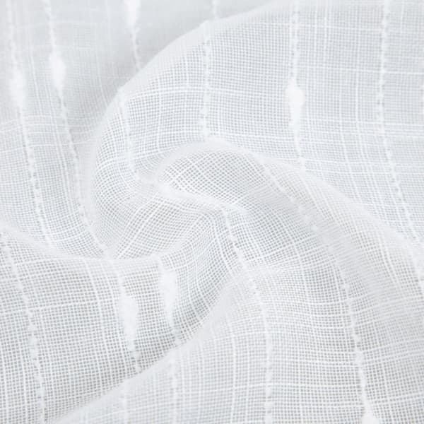 Verho | NISA | kohokuvioitu voile valkoinen | 140X250cm | 742484