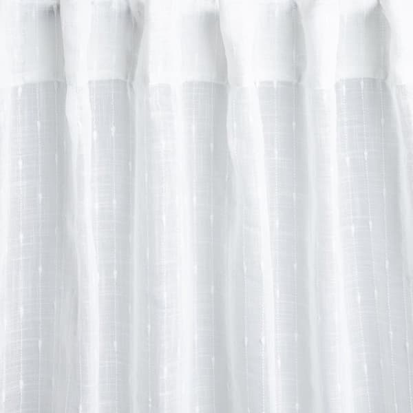 Verho | NISA | kohokuvioitu voile valkoinen | 140X250cm | 742484