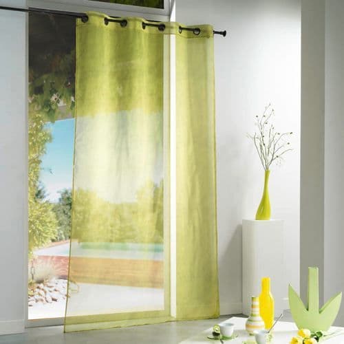 Pannå med öglor i betong med glänsande mintgrön finish