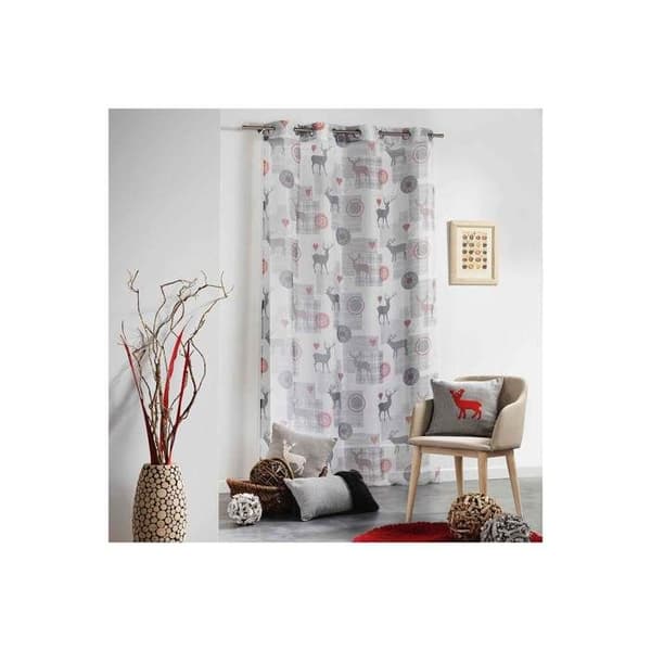 Panneau voile - Öglor - 140 x 240 cm - Montana, chaletkänsla