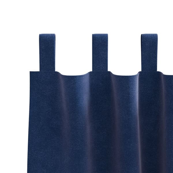 vidaXL Gardiner Mörkblå Polyester 140 x 225 cm Dekorativa Insatser