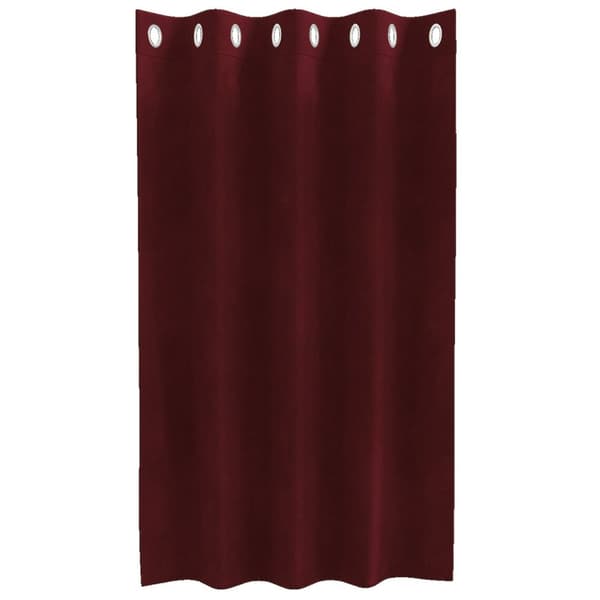 vidaXL Gardiner Vinröd Polyester 140 x 140 cm Dekorativa gardiner