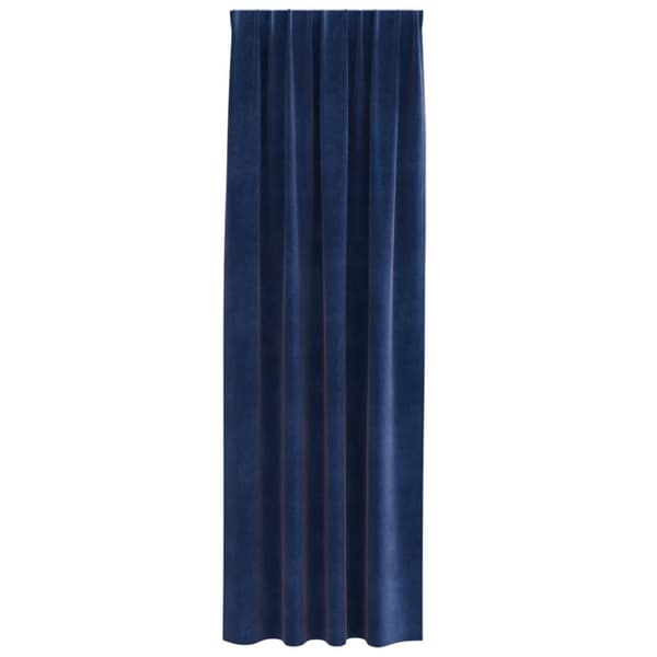 vidaXL Gardiner Mørkeblå Polyester 140 x 225 cm Dekorative indlæg