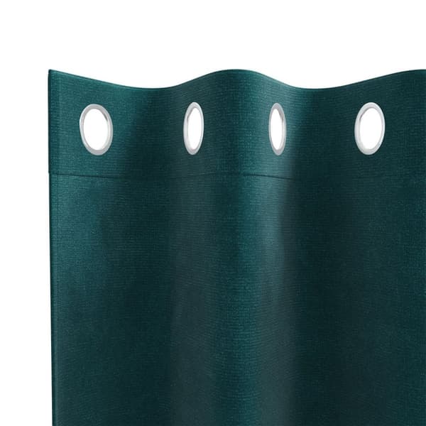 vidaXL Gardiner Mörkgrön Polyester 140 x 175 cm Gardiner Rektangulär
