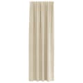 Miniatyrbillede 4 af 8: vidaXL Gardiner Cremefarvet Polyester 140 x 225 cm Dekorative Indlæg
