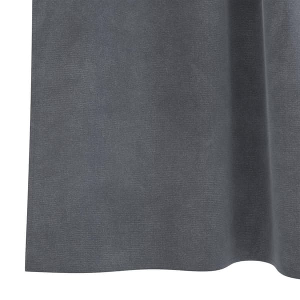 vidaXL Gardiner Super ljusgrå Polyester 140 x 260 cm Dekorativa inslag