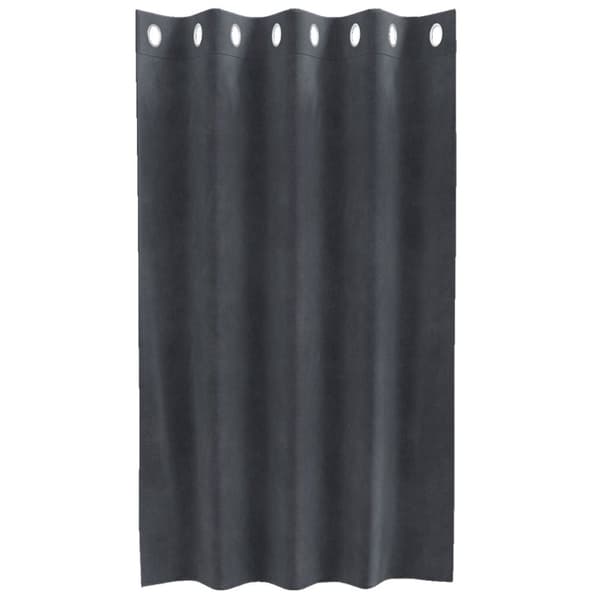 vidaXL Gardiner Ljusgrå Polyester 140 x 140 cm Hållbara