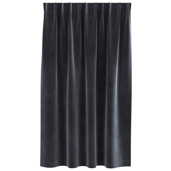 vidaXL Gardiner Mørkegrå Polyester 140 x 140 cm Gardiner Rektangulær