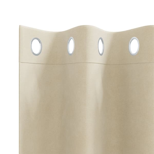 vidaXL Gardiner Grädde Polyester 140 x 245 cm Dekorativa Inläggningar