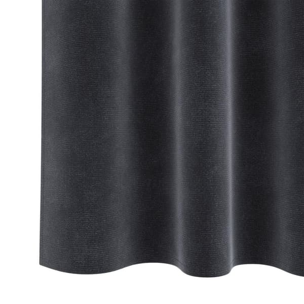 vidaXL Gardiner Mörk grå Polyester 140 x 245 cm Ljuddämpande