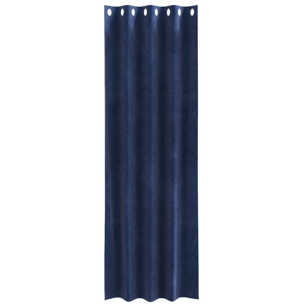 vidaXL Gardiner Mørkeblå Polyester 140 x 245 cm Gardin Rektangulær