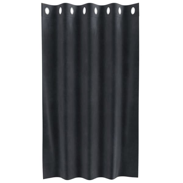 vidaXL Gardiner Mørk Grå Polyester 140 x 140 cm Moderne Draperier