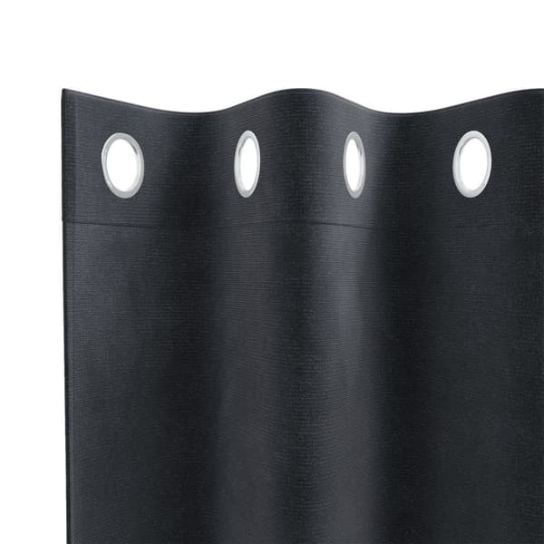 vidaXL Gardiner Mørk Grå Polyester 140 x 140 cm Moderne Draperier