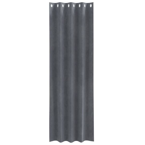 vidaXL Super Lyse Grå Gardiner Polyester 140 x 260 cm Øjergardiner