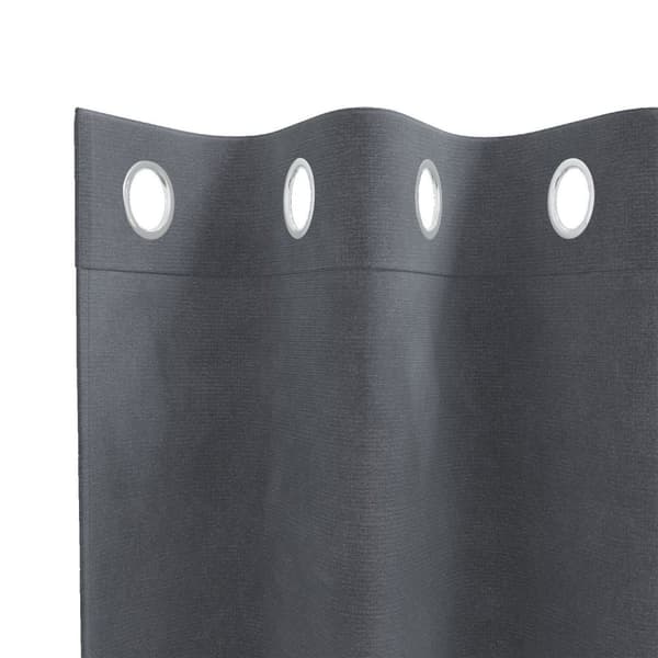 vidaXL Super Lyse Grå Gardiner Polyester 140 x 260 cm Øjergardiner
