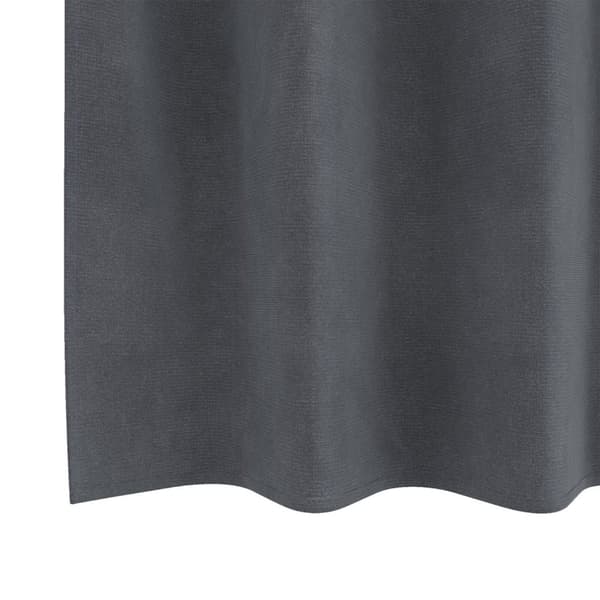 vidaXL Super Lyse Grå Gardiner Polyester 140 x 260 cm Øjergardiner
