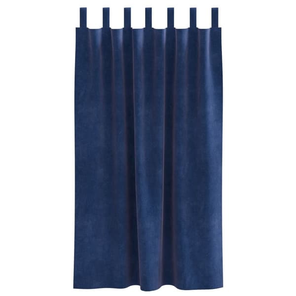 vidaXL Gardiner Mørkeblå Polyester 140 x 175 cm Dekorative Indlæg