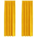 Miniatyrbillede 3 af 8: vidaXL Gardiner Senegul Polyester 140 x 225 cm Holdbare Gardiner