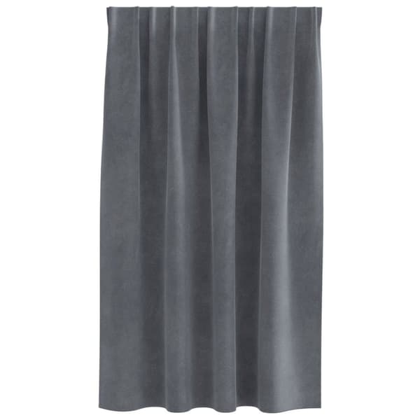 vidaXL Gardiner Super lysegrå Polyester 140 x 140 cm Gardiner