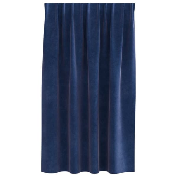 vidaXL Gardiner Mörkblå Polyester 140 x 140 cm Mörkblå Gardiner