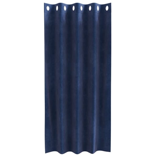 vidaXL Gardiner Mørkeblå Polyester 140 x 175 cm Dekorative Indlæg