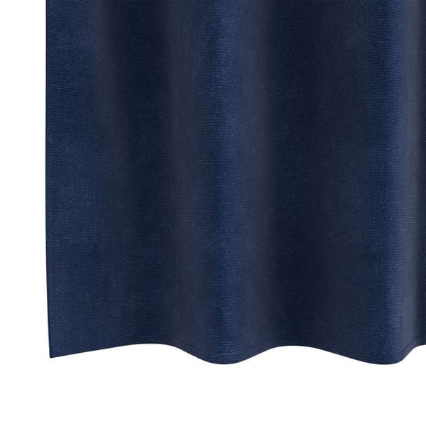 vidaXL Gardiner Mørkeblå Polyester 140 x 175 cm Dekorative Indlæg