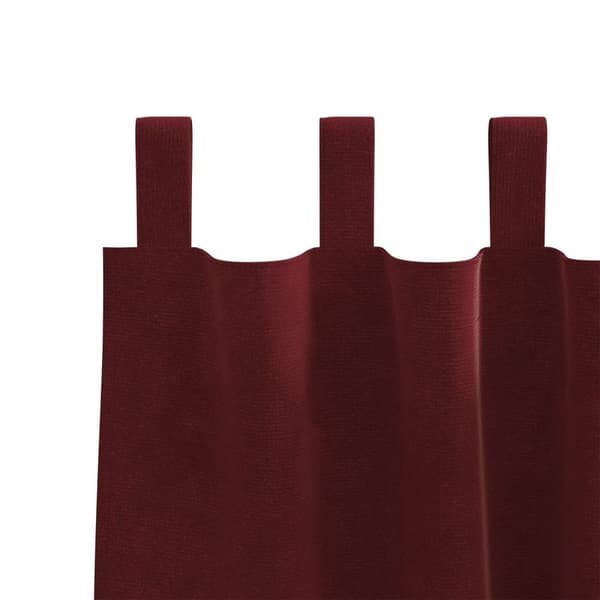 vidaXL Gardiner Vinrød Polyester 140 x 225 cm Dekorative indlæg