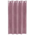 Miniatyrbild 4 av 7: vidaXL Gardiner Mörk rosa Polyester 140 x 140 cm Dekorativa inläggningar