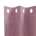 Miniatyrbild 5 av 7: vidaXL Gardiner Mörk rosa Polyester 140 x 140 cm Dekorativa inläggningar