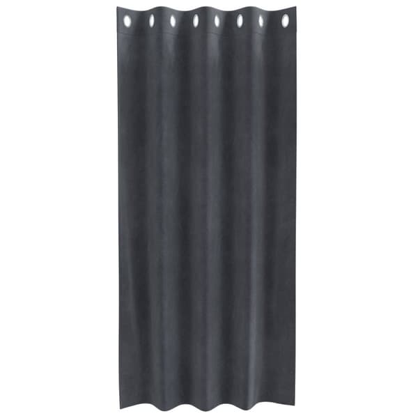 vidaXL Gardiner Lysegrå Polyester 140 x 175 cm Dekorative indlæg