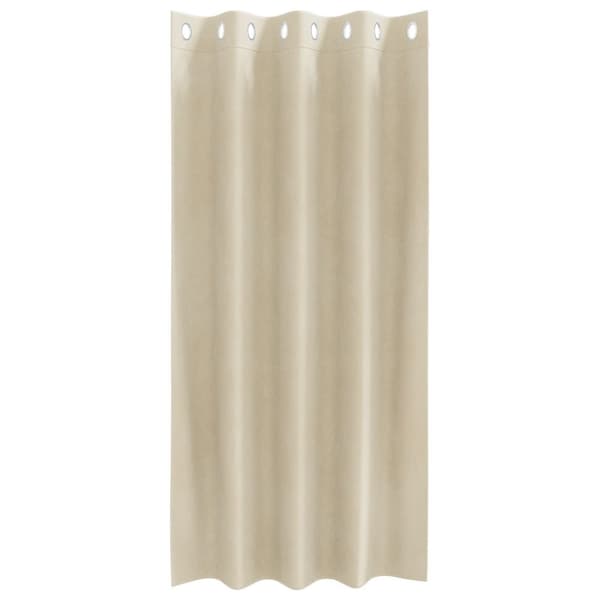 vidaXL Gardiner Grädde Polyester 140 x 175 cm Gardiner Rektangulär