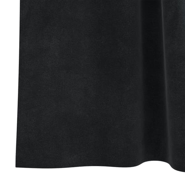 vidaXL Gardiner Sort Polyester 140x225 cm Dekorative indlæg