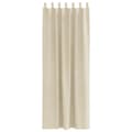 Miniatyrbillede 4 af 7: vidaXL Gardiner Creme Polyester 140 x 225 cm Dekorative indlæg