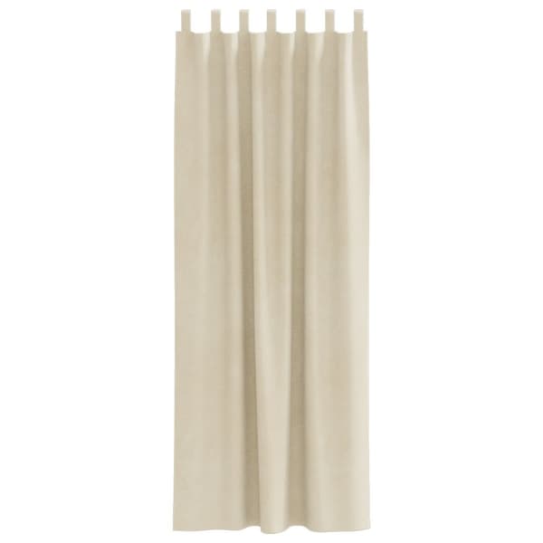 vidaXL Gardiner Creme Polyester 140 x 225 cm Dekorative indlæg