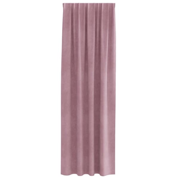 vidaXL Gardiner Mørkerød Polyester 140 x 260 cm Dekorative indlæg