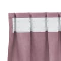Miniatyrbillede 6 af 9: vidaXL Gardiner Mørkerød Polyester 140 x 260 cm Dekorative indlæg