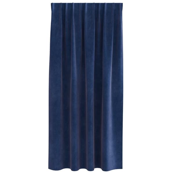 vidaXL Gardiner Mörkblå Polyester 140 x 175 cm Rumsmörkningsgardiner