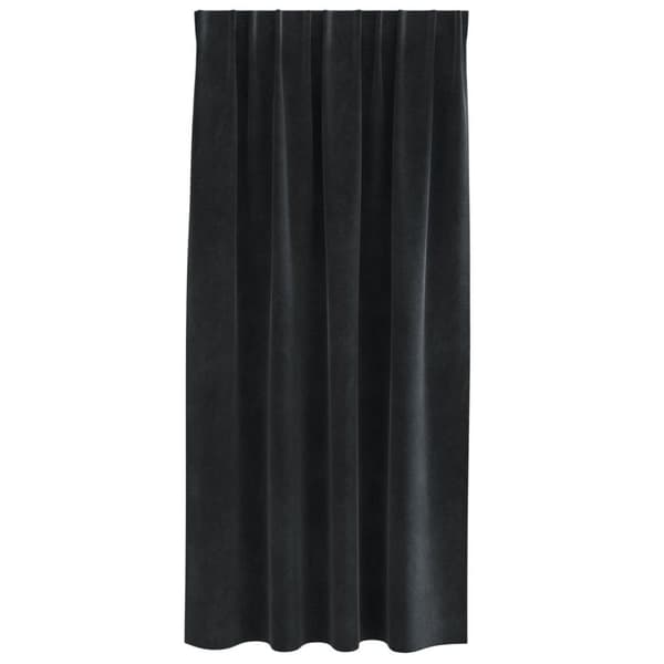 vidaXL Mørklægningsgardiner Sort Polyester 140 x 175 cm