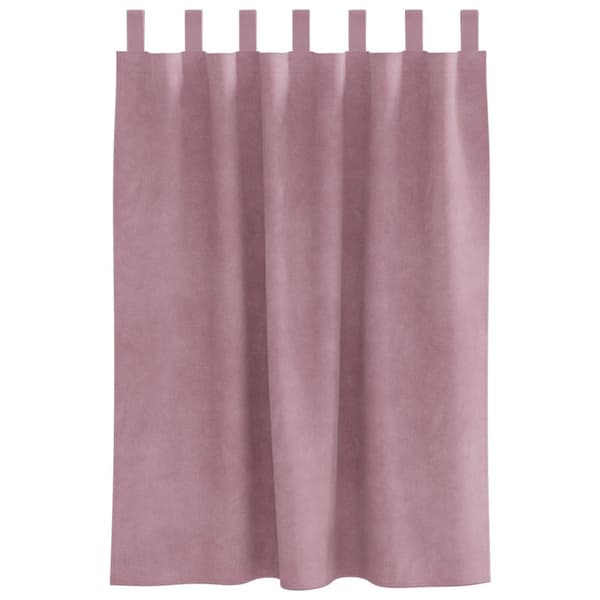 vidaXL gardiner Mørkerød Polyester 140 x 140 cm Dekorative indlæg