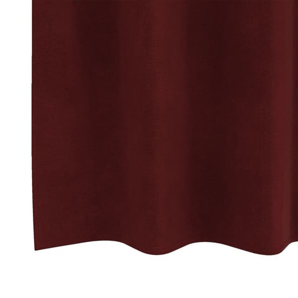 vidaXL Gardiner Vinröd Polyester 140 x 225 cm Dekorativa Inredningar