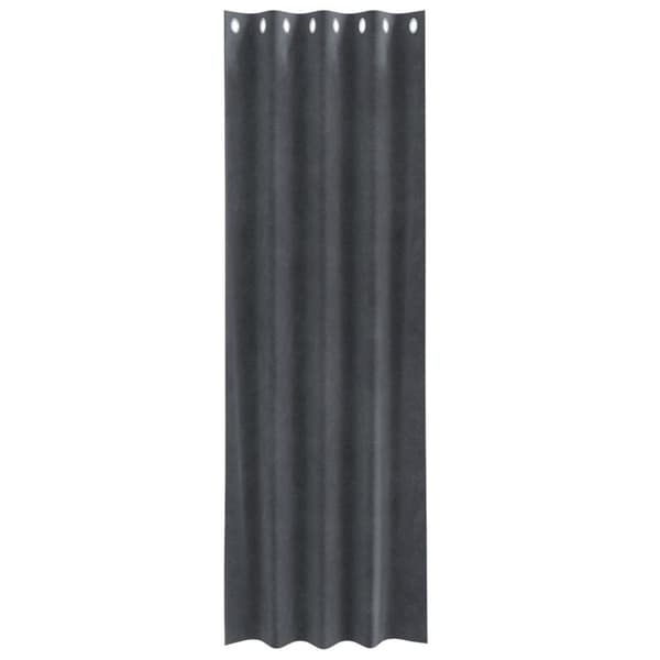 vidaXL Gardiner Lysegrå Polyester 140 x 260 cm Dekorative Gardiner