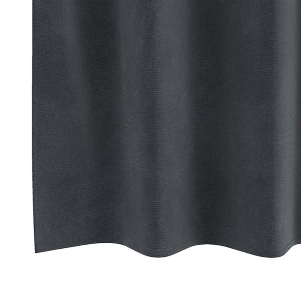 vidaXL Gardiner Lysegrå Polyester 140 x 260 cm Dekorative Gardiner