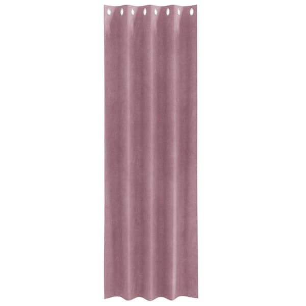 vidaXL Gardiner Mörkrosa Polyester 140 x 260 cm Dekorativa Insatser