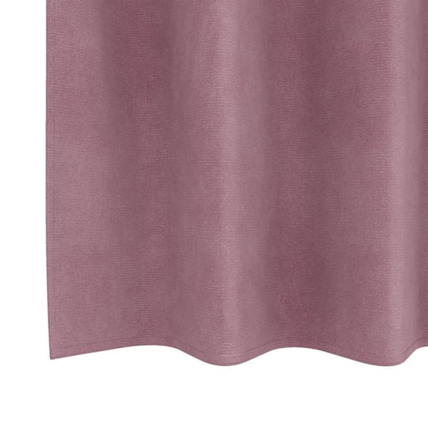 vidaXL Gardiner Mörkrosa Polyester 140 x 260 cm Dekorativa Insatser