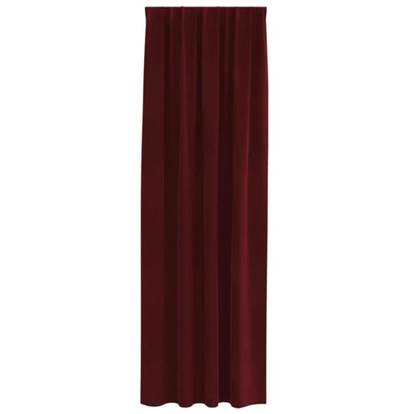 vidaXL Gardiner Vinröd Polyester 140 x 260 cm Gardiner Rektangulär