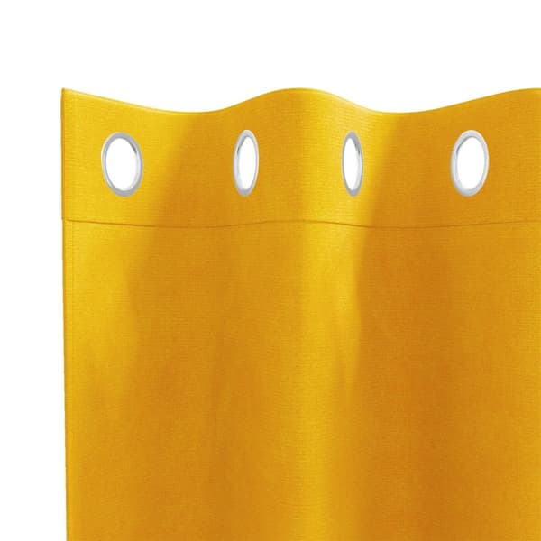 vidaXL Gardiner Senapsgul Polyester 140 x 140 cm Senapsgula gardiner